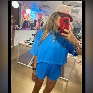 Oversized Crop T Shirt